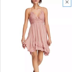 Free People One Adella Slip Dress in Rose